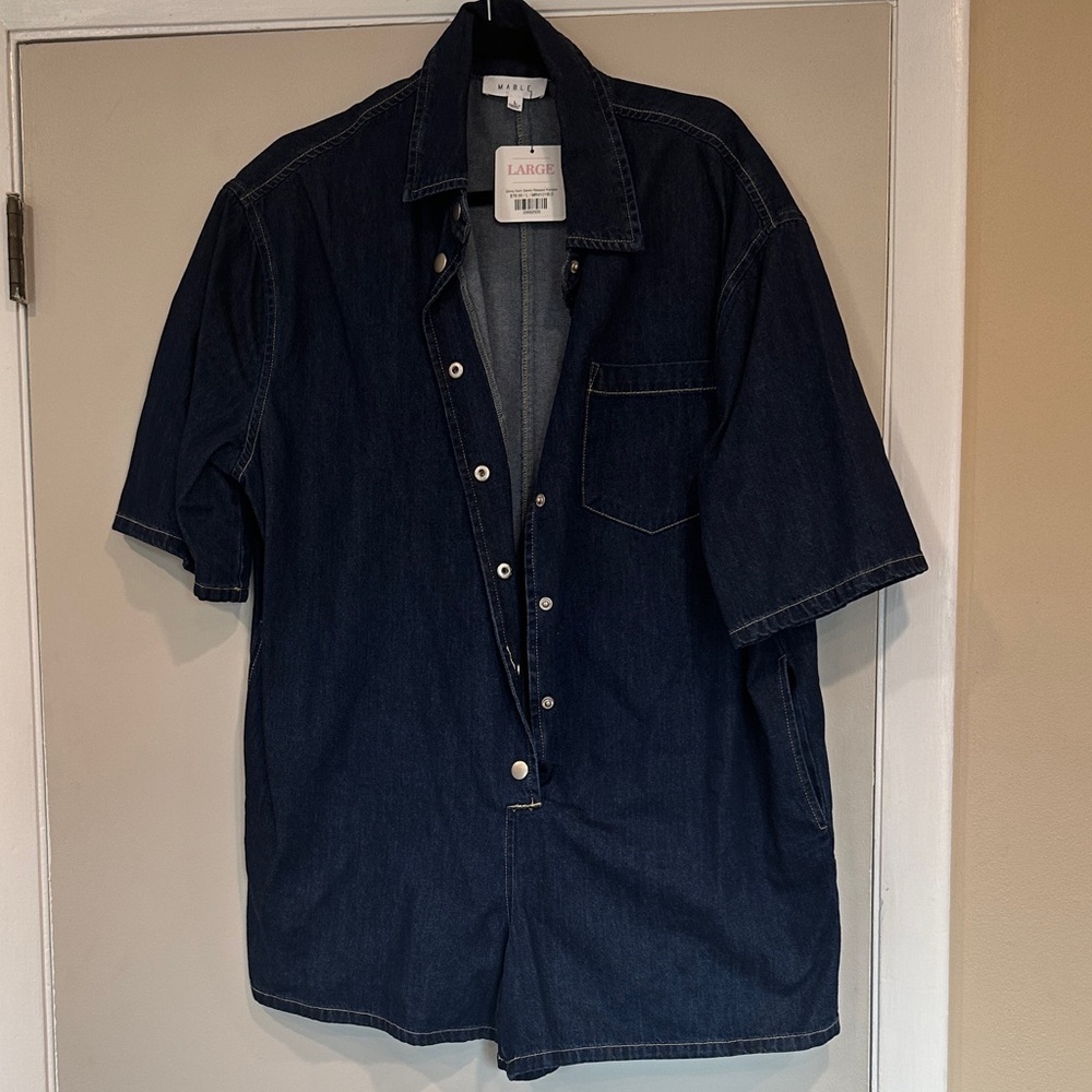 Mable Women’s Denim Romper